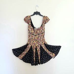 Free People | Ponderosa Pansy Cap Sleeve Corset Mini Dress NWT
